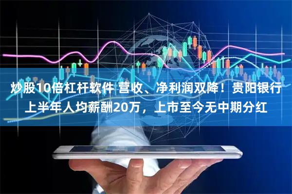 炒股10倍杠杆软件 营收、净利润双降！贵阳银行上半年人均薪酬20万，上市至今无中期分红